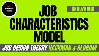 BUSA 340 Job Characteristics Model [upl. by Siravrat]