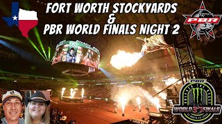 Fort Worth Stockyards Grapevine Railroad amp PBR World Finals Night 2  Fort Worth Vlog Series 2023 [upl. by Sined82]