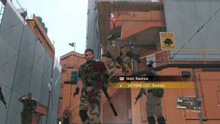 Metal Gear Solid V  Episode 2 Diamond Dogs CQC TRaining Tutorial Knockout Repeatadly Strike PS4 [upl. by Ocisnarf]