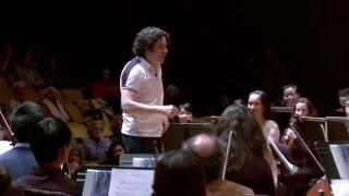 Gustavo Dudamel conducts a rehearsal with the UC Berkeley Symphony Orchestra [upl. by Boak507]