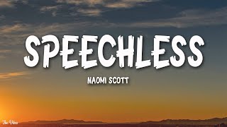 Naomi Scott  Speechless Lyrics [upl. by Eednac]