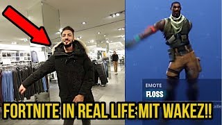 Fortnite Tanz in Real Life mit Wakez amp Proownez [upl. by Bivins]