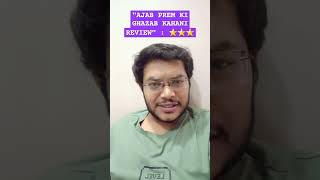 AJAB PREM KI GHAZAB KAHANI RE RELEASE REVIEW  AJAB PREM KI GHAZAB KAHANI MOVIE REVIEW REACTION 🔥 [upl. by Wesley]