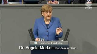 Angela Merkel quotAusstieg mit Augenmaßquot [upl. by Meraree725]