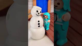 Willst du einen Schneemann bauen⛄️ shorts frozen playmobil [upl. by Frame685]