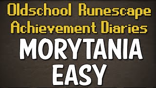 Morytania Easy Achievement Diary Guide  Oldschool Runescape [upl. by Retsevlys]