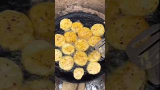 Crispy Aloo pakora recipe village food [upl. by Barret]