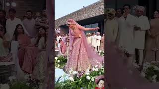 bridal entry 💞💞 wedding bride indianwedding youtubeshorts love [upl. by Alletsyrc]