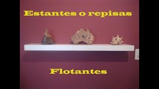 Repisas Flotantes sin Herrajes  Leccion Nº 14 [upl. by Saihttam]