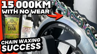 15000km on ONE Chain  Bike Chain Waxing Success [upl. by Larkin]