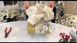 Quick and Easy Ways to Wrap a Beautiful Christmas Present [upl. by Nocaj854]