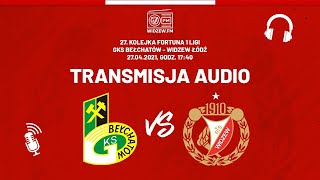 GKS Bełchatów  Widzew Łódź komentarz radiowy [upl. by Akeber]