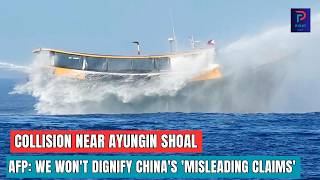 Philippine and Chinese Ships Collide at Ayungin Shoal Tensions Rise in South China Sea [upl. by Evannia]