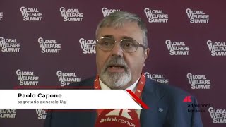 Global Welfare Summit Capone Ugl “La previdenza complementare va stimolata” [upl. by Leiruh]