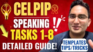 CELPIP Speaking Tasks 18 Complete Templates Tips Dos and Donts [upl. by Yaya]