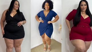 HUGE CURVY GIRL FASHION TRYON HAUL [upl. by Ytnom]