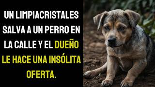 UN LIMPIACRISTALES SALVA A UN PERRO EN LA CALLE Y EL DUEÑO LE HACE UNA INSÓLITA OFERTA [upl. by Inoue]