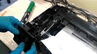 Инструкция замена термопленки HP LaserJet Pro M1132MFP [upl. by Arbas801]