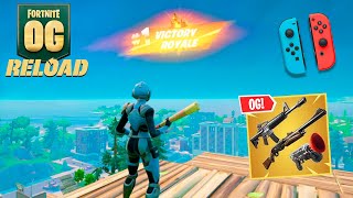 Fortnite Nintendo Switch Reload Gameplay 43 Kill Win [upl. by Darlleen]