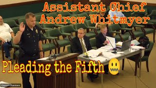 UNDER OATH Assistant Chief Andrew Whitmyer  Deposition in Merit Commission of Det Joy Phillips [upl. by Zilla]