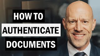 How to Authenticate Documents at Trial [upl. by Portingale]