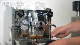 Stoll Espresso  Bezzera BB05 mit Timer und Izzo Alex Duetto in Aktion [upl. by Alit]