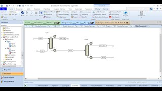 Sensitivity Analysis of Extractive Distillation Columns using Aspen Plus [upl. by Armil]