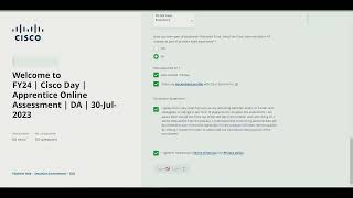 Cisco Graduate Apprentice Online Assessment Questions Answers for Data Analyst Data Engineer Trainee [upl. by Dnaltroc]