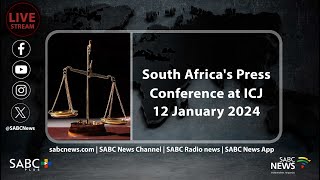 LIVE  South Africas Press Conference at ICJ [upl. by Olivia717]