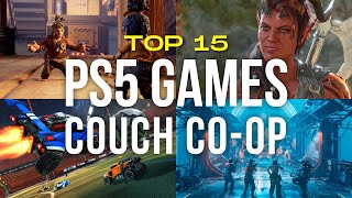 15 Best Couch CoOp Games On PS5  2 Player SplitScreen Games PART 1 [upl. by Coben]