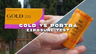 NEW Kodak Gold 200 Exposure Test vs Portra 400 [upl. by Zampardi]