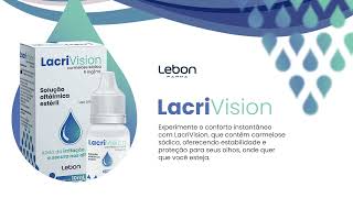 LacriVision  Solução Oftálmica Estéril com Carmelose 5mgmL [upl. by Ahtar]