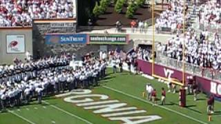 Virginia Tech vs Marshall Entrance  Enter Sandman [upl. by Gemina]