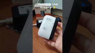 Wireless N Wifi Repeater penguat sinyal perluas jaringan Harga 50rb an youtubeshorts wifi sinyal [upl. by Chandos655]