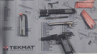 Browning Hi Power Disassembly chambered in 9mm [upl. by Iidnarb]