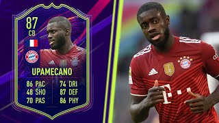 TANK 💪 87 UPGRADED OTW UPAMECANO PLAYER REVIEW 87 Upgraded OTW Dayot Upamecano  FIFA 22 [upl. by Ezekiel]