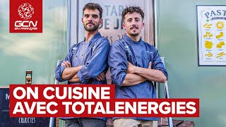 Dans les cuisines du team TotalEnergies [upl. by Soinski]