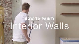 How to paint interior walls [upl. by Tsan627]