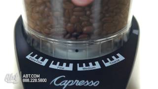 JuraCapresso Infinity Conical Burr Black Coffee Grinder 560BK Overview [upl. by Calmas398]