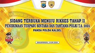 Sidang Terbuka Menuju Rikkes Tahap II [upl. by Ellainad241]