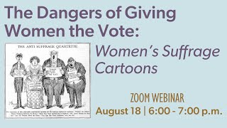 The Dangers of Giving Women the Vote Womens Suffrage Cartoons [upl. by Polad79]