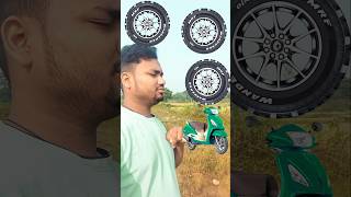 Rounding MRF tyre to scooter🛵 rickshaw  Toto JCB vehicle names MAGIC tatatiago mytvs fourwheel [upl. by Cassondra]