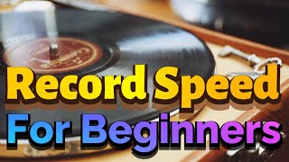 Record Speed for Beginners [upl. by Isabeau34]