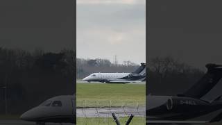 Embraer Praetor 600 taxiing after landing 11224 [upl. by Findley]