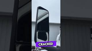 StepbyStep Guide to Replace Glass Mirror on Freightliner Cascadia Semis truckrepair [upl. by Hulbert]