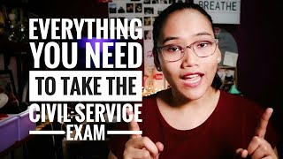 Everything You Need To Take The Civil Service Exam [upl. by Einnad]