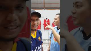 BAZAAR JERSEY ORIGINAL KETEMU FANS LAZIO MAS ADE GOVINDA [upl. by Aerehs]