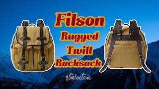 FILSON 262 rugged twill backpack review The perfect bag for travelling and exploring [upl. by Feirahs]