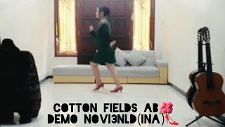 Cotton Fields AB  Line Dance Debbie MarschallAUS Absolute Beginner [upl. by Camellia]