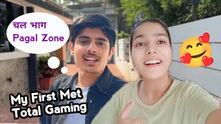 I Met AJJUBHAI after Total Gaming Face Reveal 😱 TotalGaming093 [upl. by Reitman722]